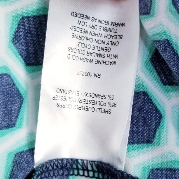 DONNA MORGAN Jade Faux Wrap Dress size 14 - Picture 5 of 5